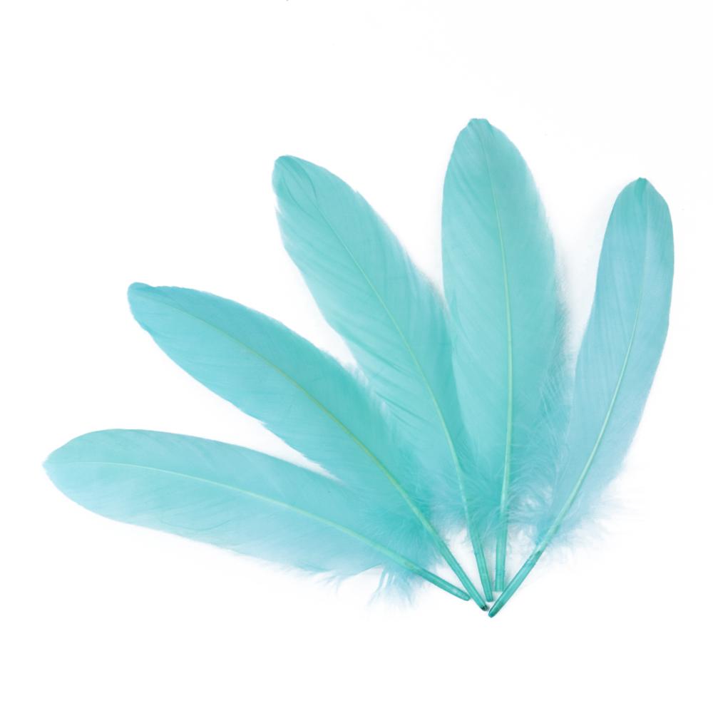 50/200/500 Stück Harte Stange Natürliche Gänsefedern Bastel Federn Weiße Federn Schmuckherstellung DIY Party Hochzeitsdekoration 15-20CM
