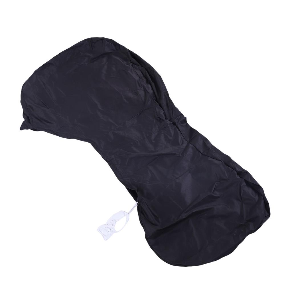 Full Outboard Motor Cover Water Proof Heavy Duty Fadeproof 600D Oxford Fabric Boat Motor Cover Black