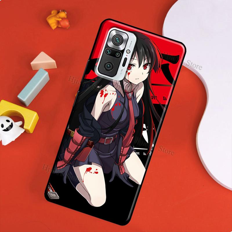 

Чехол с изображением аниме Akame Ga Kill для Xiaomi Redmi 10 9 9T 9A 9C, чехол для Redmi Note 11 Pro 7 8 9 10 Pro 10S 11S Redmi Note 11 Pro
