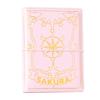 Cute Pink Sakura Anime Loose-Leaf Diary Notebook Colorful Pages Spiral 6 Holes Binder Notebook Journals Planner Stationery Set Quality