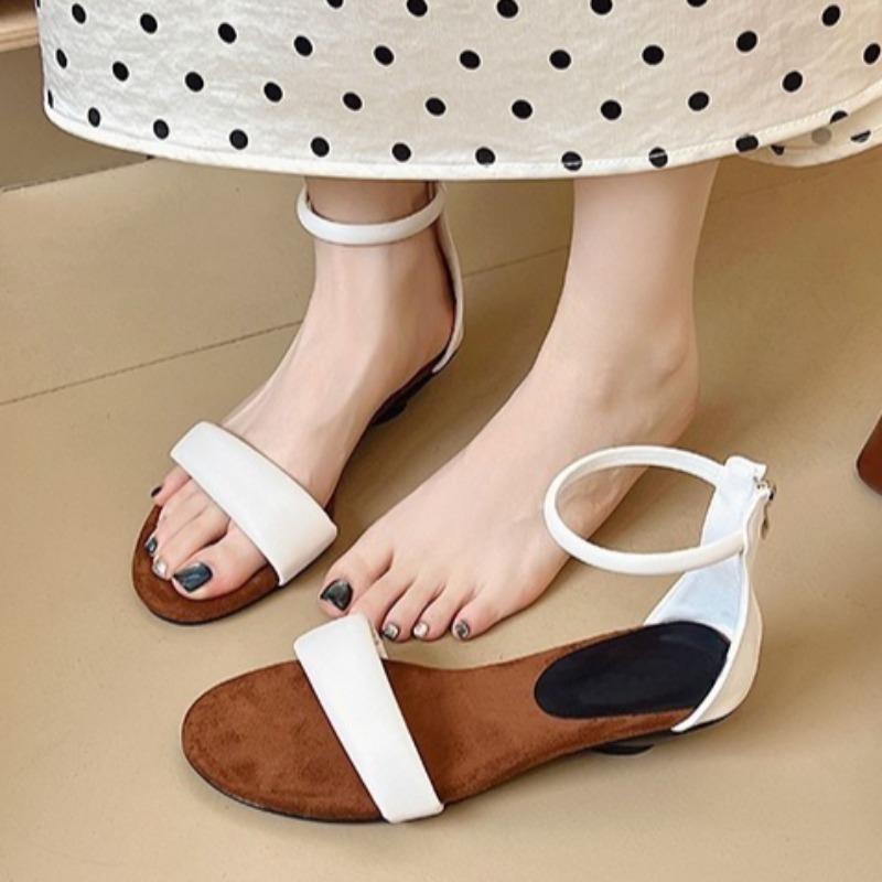 Fashion New Summer Light-mouthed Sexy One-belt High-heeled Shoes for Women To Wear Outside Temperament Open-toe Sandals and Slippers