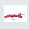 6pcs crocodile hair clip design claw shaped hair clip salon hair clip hair accessories makeup clip Special for real hair wigs