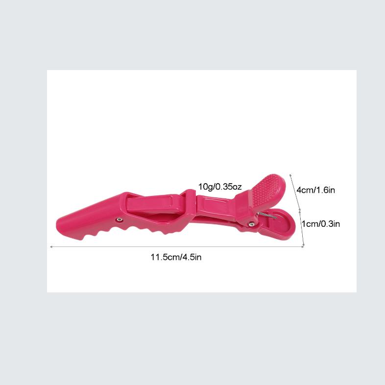 6pcs crocodile hair clip design claw shaped hair clip salon hair clip hair accessories makeup clip Special for real hair wigs