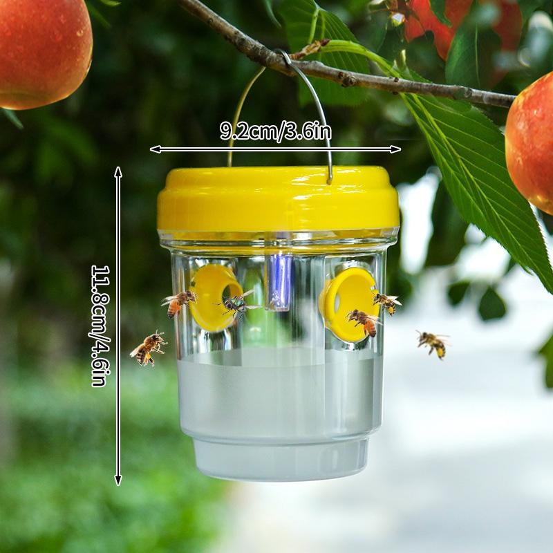 Solar Wespenfalle Fliegenfalle Outdoor Hängender Fliegenfänger Sicher Ungiftig Bienen Fliegen Hornissen Fallen Garten Fruchtfliegenfänger