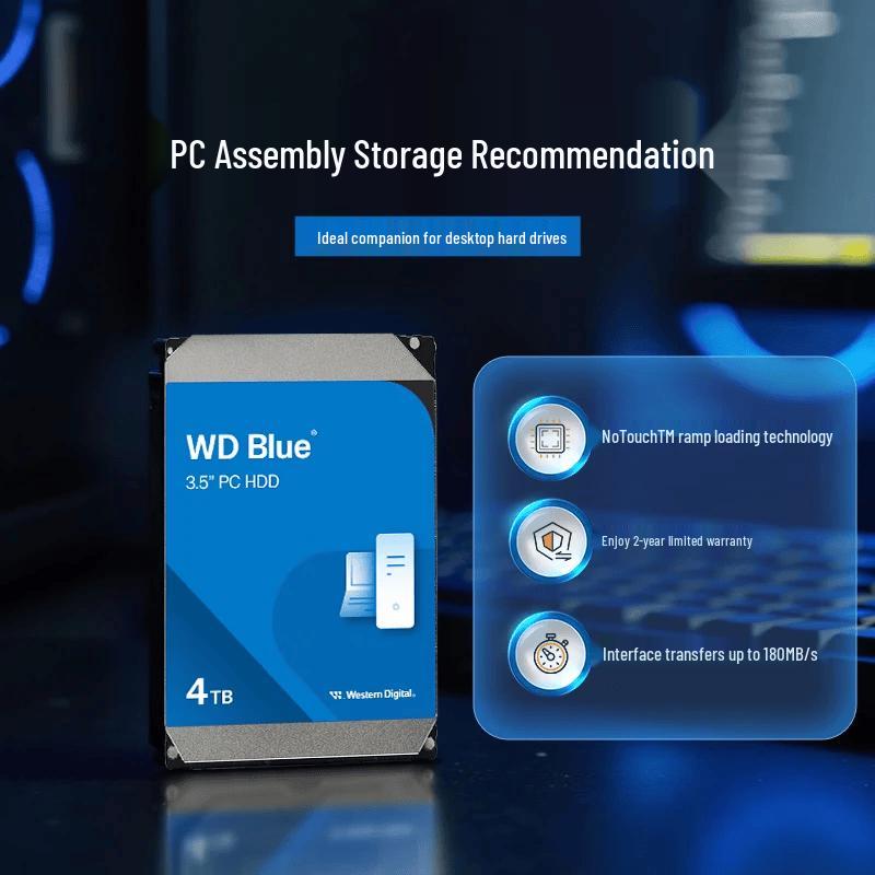 WD Blue 4TB Desktop Hard Drive