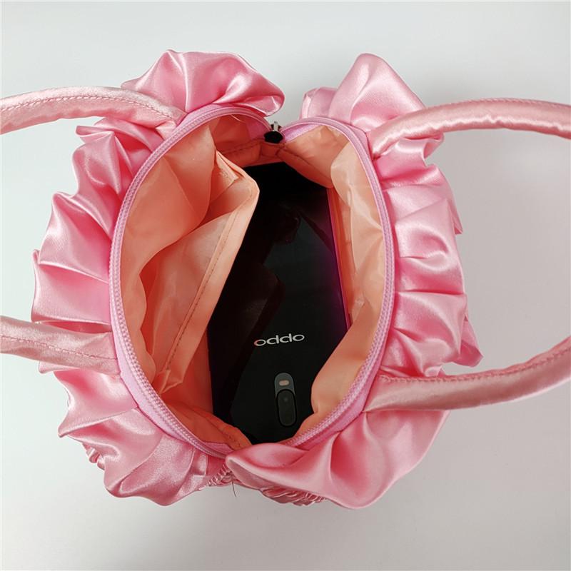 Korean Style 7-Inch Floral Handmade Evening Handbag & Coin Purse