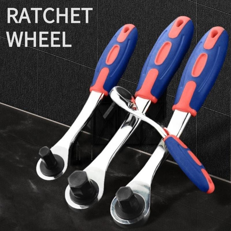 Mini Ratchet Wrench 72 Teeth Quick Socket Batch Head Ratchet Wrench Rod Screwdriver Bit Tool Wrench Repair Hand Tool