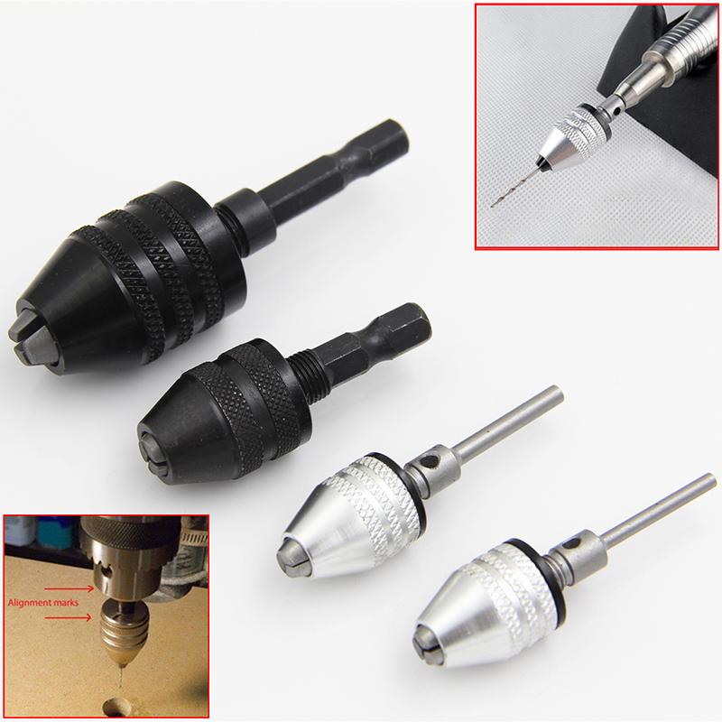 

Three-Jaw Chuck Converter For Cordless Drill Broad Compatibility Electronic Circuit Board Drilling (Silver,0680) срібний
