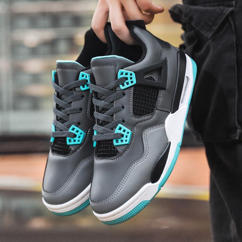 Jelly Sole Men's Shoes Spring and Summer Mesh Breathable Running Dad Shoes Men's Flying Knitting Sports Shoes Breathable and Comfortable