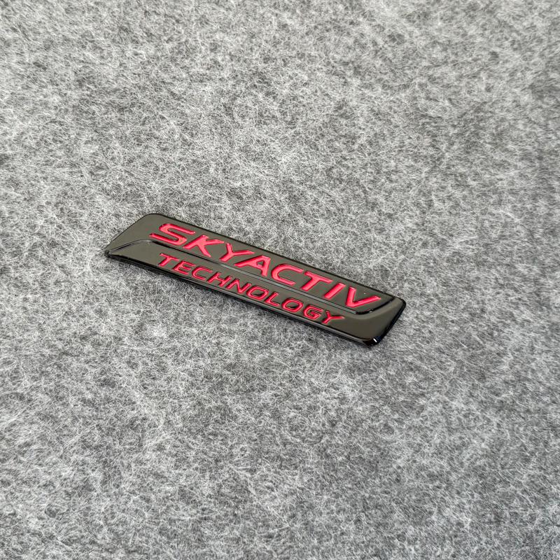3D MX-5 SKYACTIV TECHNOLOGY SKYACTIV G Emblem Badge Set, ABS Plastic Replacement Car Sticker Decal for Mazda Miata MX5 NC ND NA