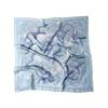 MAYA SAPANA Dragons In the Cloud Silk Square Scarf (French Blue)