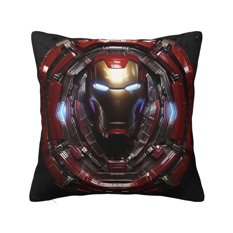 Custom Disney Iron Man Marvel Film Pillow Case 45x45cm Living Room Decoration Luxury Chair Cushion Square Pillowcase