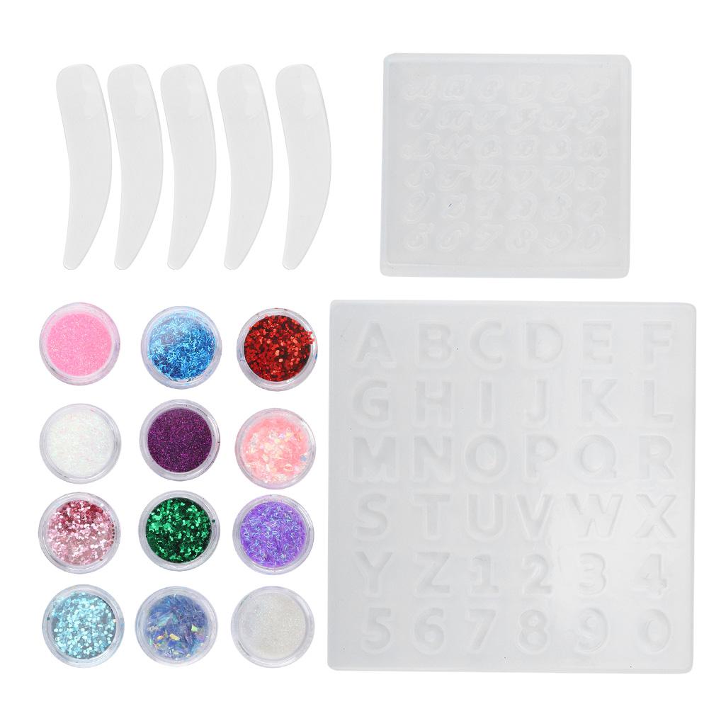 Epoxy Resin Silicone Mold Jewelry Findings Decoration DIY Making Tool Set Accessory