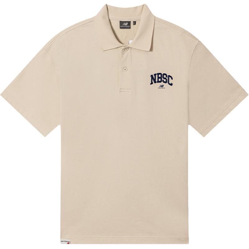 New Balance Polo Shirt Unisex Wheat NC5FD25363-CRE 2XL