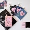Denim Star Y2K Card Holder & Keychain Pendant