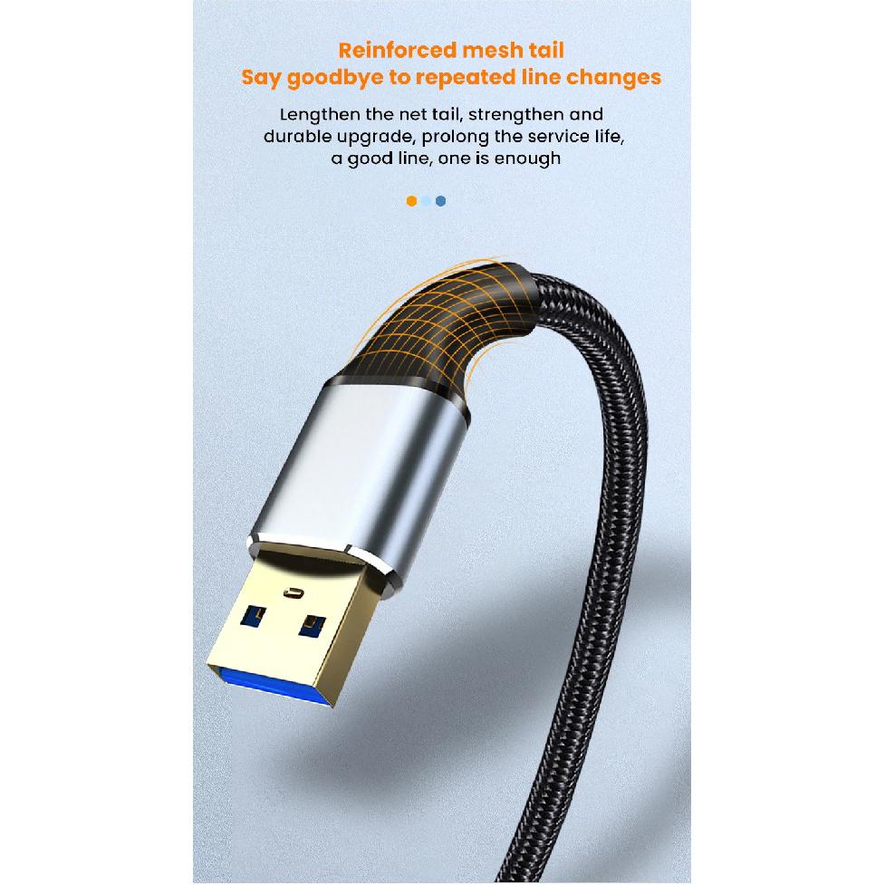 New USB 3.0 to USB Extension Cable Type A Male to Male USB Extender for Radiator Hard Disk Webcom Camera USB Cable Extens 1/3/5M