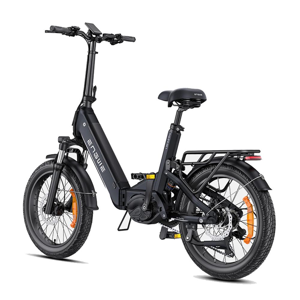 Engwe L20 3.0 Pro 20" Faltbares Elektrofahrrad 250W 48V15Ah Pedelec, Vollfederung, Tiefeinsteiger-Rahmen, Gepäckträger für Stadtpendler & Outdoor-Freizeit