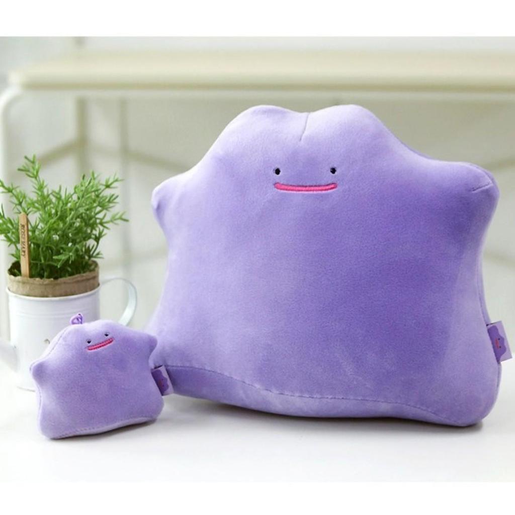 Pokemon Metamon Plush Toy 10/30cm, Purple, Non-slip Bath Mat, Official Merchandise