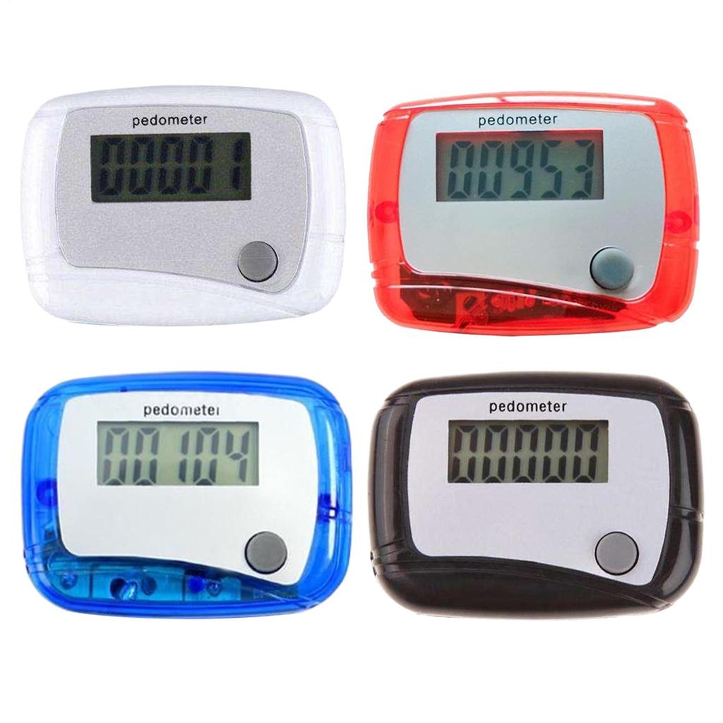Calorie Counter Step Counter For Walking Daily Target Monitor Digital LCD Pedometer For Senior Travel Hiking Outdoor Swimming