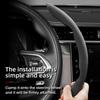 vcxja9 Suitable for Jaguar Anti-Slip Buckle Segmented Suede Steering Wheel Cover Suitable for Xf X250 Xe E Pace F Xj I 
