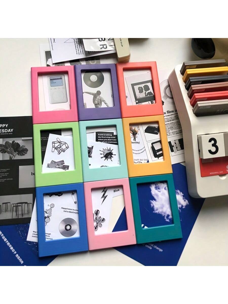 

Набор из 6 магнитных фоторамок для холодильника, идеально подходит для фотографий Fujifilm, для демонстрации и коллекционирования красивых моментов жизни