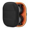 Geekria Shield Headphone Replacement Hard Shell for Sony Travel Carry Bag with Cable Storage Case, MDR-ZX300, MDR-ZX110, Etc., (Black)