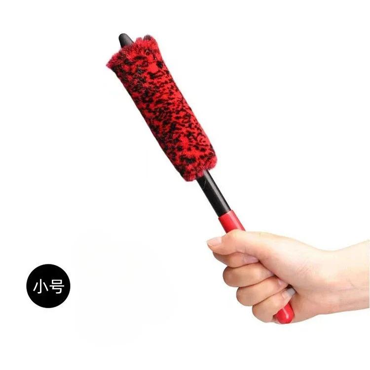 

Автомобильные колеса Woolies Plush Soft Alloy Wheel Cleaning Brush Детализирующие щетки для авто мотоцикла Техническое обслуживание Чистящий инструмент