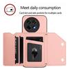 For OnePlus Ace 5 5G/OnePlus Ace 5 Pro 5G/OnePlus 13R 5G Case Card Holder Kickstand Skin-Touch Phone Cover with Wrist Strap