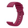 Universal 22mm Silicone Replacement Wrist Band Solid Color Adjustable Watch Strap with Same Color Buckle
