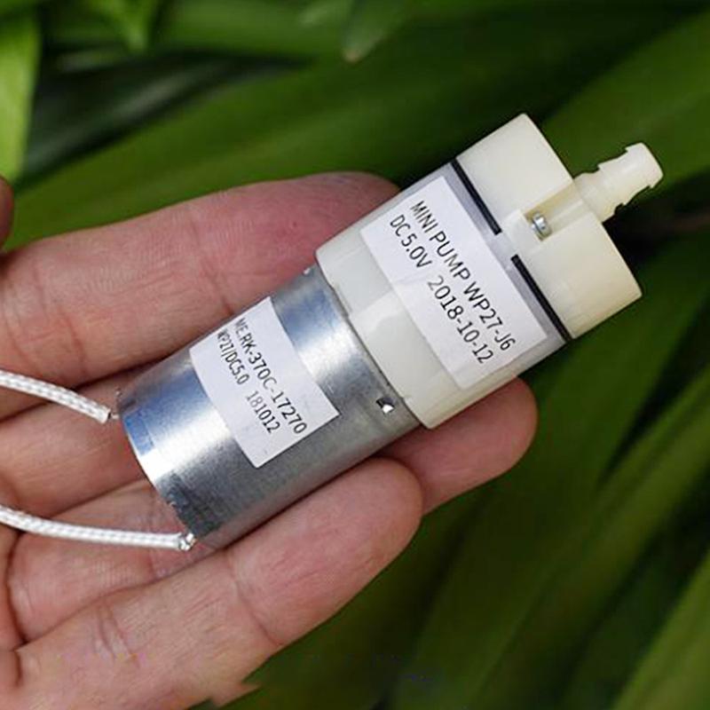 High Quality Mini Monitor Diaphragm Pump DC 5V-12V Mute Large Air Volume 370 Air Pump Oxygen Pump Aquarium Medical Fish Tank For