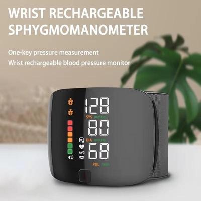 Nuovo Smart Touch LED Monitor della pressione sanguigna da polso Sfigmomanometro domestico Medico Inglese Voice Digitlal Tensiometro Tonometro sanitario
