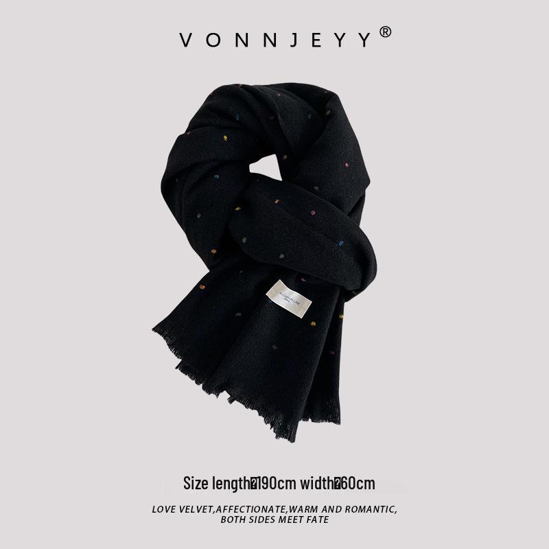 2024 Grauer Herren-Winterschal im koreanischen & japanischen Stil - Vielseitiger Studenten-Halswärmer & Schal