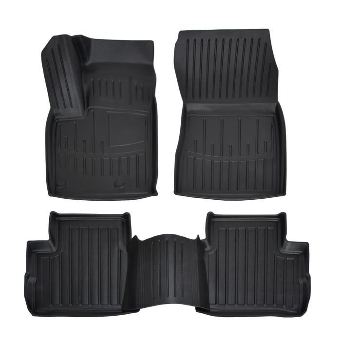 Tapis De Sol 3D - SCOUTT - Nissan Qashqai J12 - Caoutchouc Premium - Noir - Sur Mesure