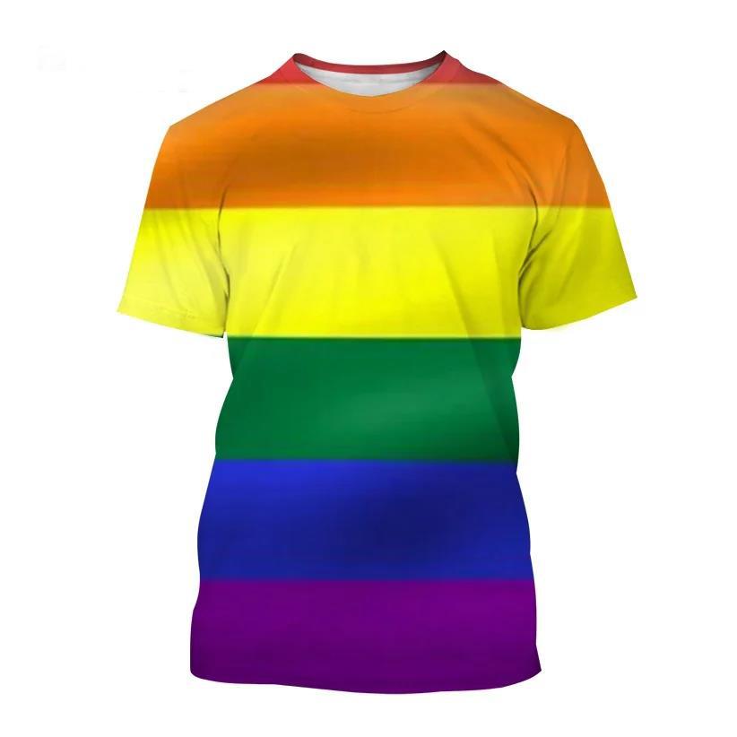 New Summer Love Is Love Pattern 3D Print T-Shirts Men Women Cute Short Sleeve T Shirt Oversized Harajuku Tees Tops Kids Clothing