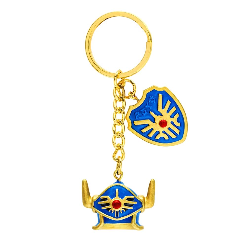 Dragon Quest Helmet Shield Keychain Roto s & Roto s синий