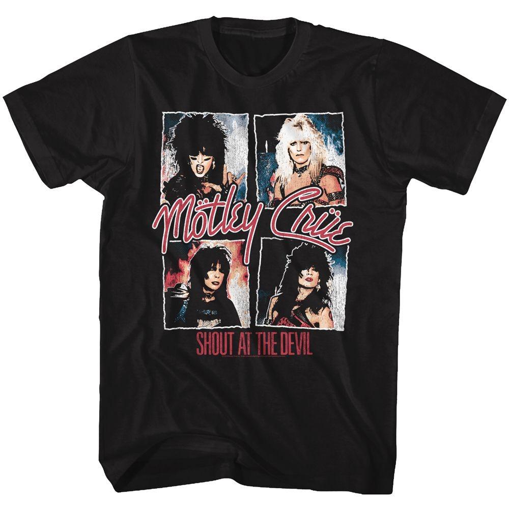 

Motley Crue Shout At The Devil Music T-shirt Tops Tees Men s Women s Unisex 2XL