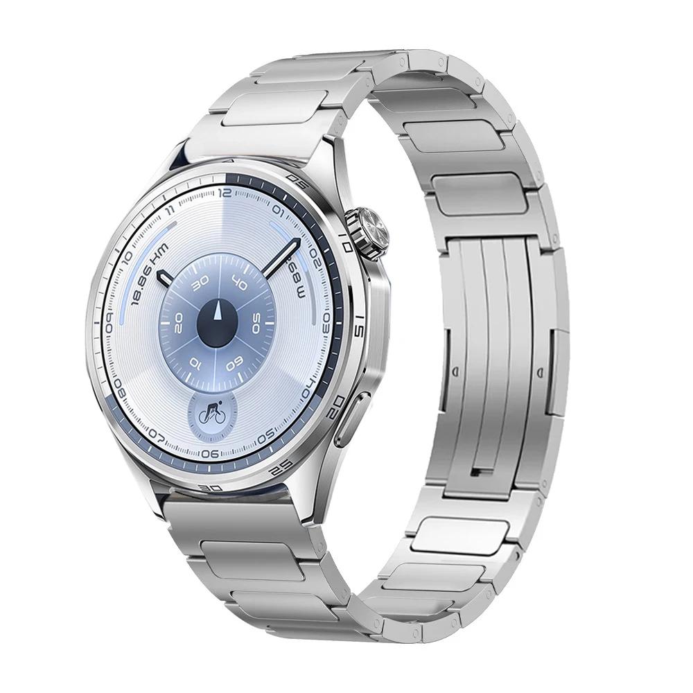 

22мм Титановый ремешок для Huawei Watch GT6 Pro 46мм Металлический браслет для Huawei Watch GT6/5/4/3/2 Pro 46мм Сменные аксессуары Amazfit Bip 6 5
