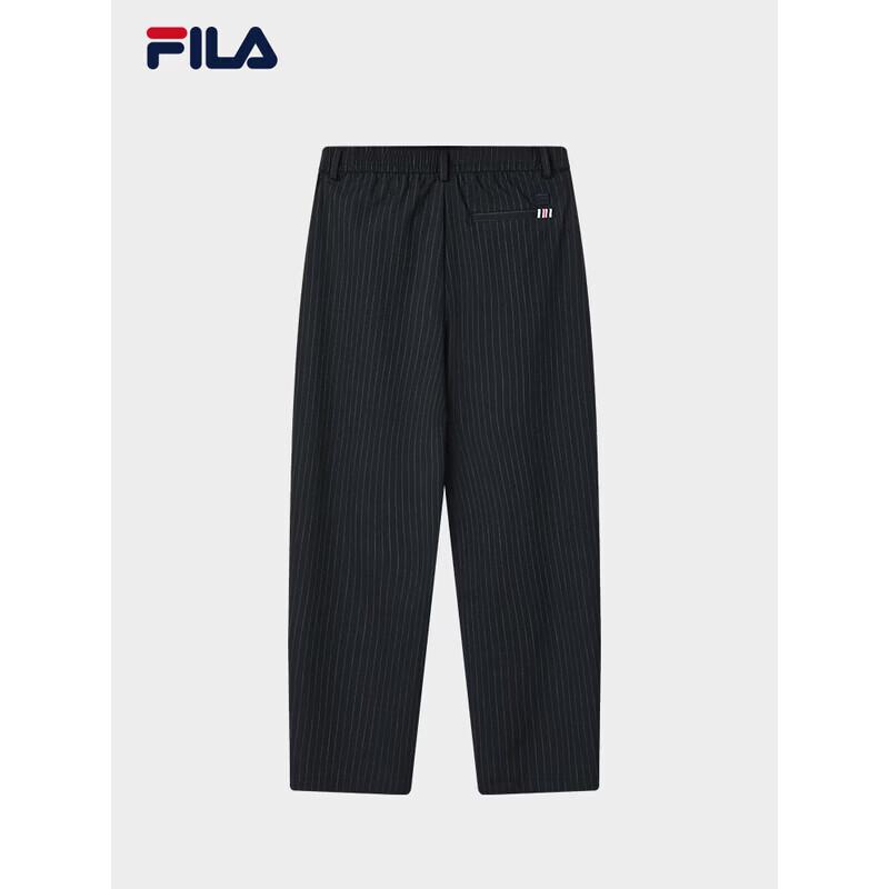 FILA Men's Striped Loose Straight Casual Trousers
