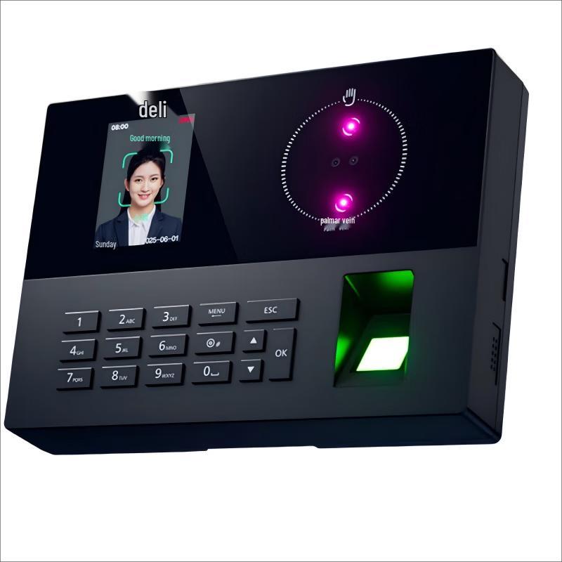 Deli Multi-Biometric Attendance Machine with App Management