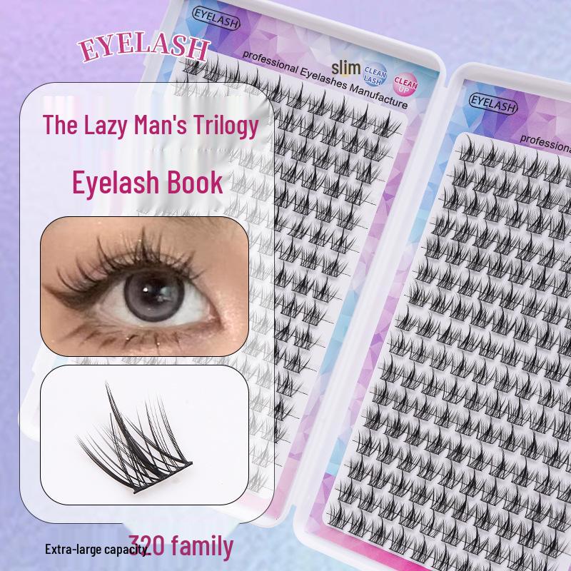 Eyelash Book: 640 Clusters with 30P40P Mix, Large Capacity & Multiple Styles - Super Soft & Dense Lashes for Europe and America