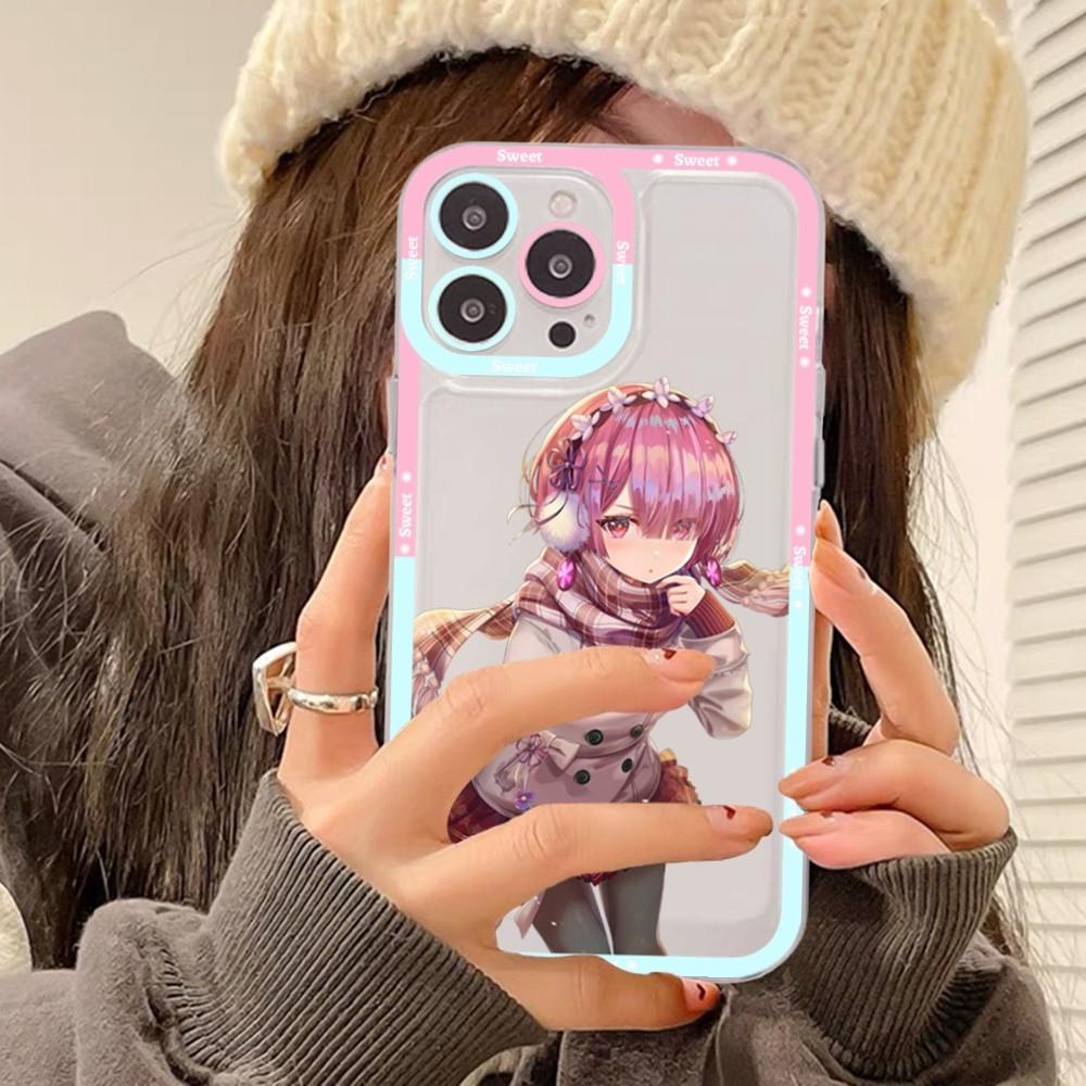 Riamu Yumemi Anime Phone Case For iPhone 11 12 13 14 Mini Pro Max XR X XS TPU Clear Case For 8 7 6 Plus SE 2020