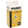 MAURER - Stainless Steel Towel Ring Ring with Mirror Effect, Resistant Self-Adhesive, Towel Holder, Wall/Furniture Adhesive Towel Rack
