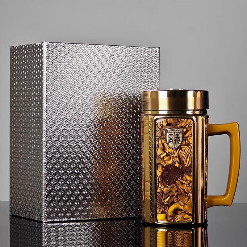 Fuguang Stainless Steel Insulated Office Mug with Handle