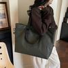 Minimalist Nylon Tote Bag for Women – Large Capacity Shoulder Bag with Adjustable Strap, Perfect for Work & Everyday Use