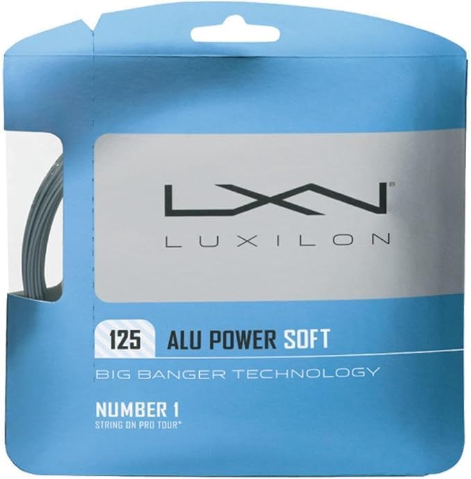 

LUXILON ALU POWER 125 Tennis String, Single String, Silver, WRZ990101 [Parallel Import]