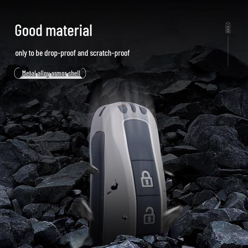 Compatible Key Cover for Dongfeng Fengguang 580, ix5, ix7 - Full Wrap Shell with Buckle
