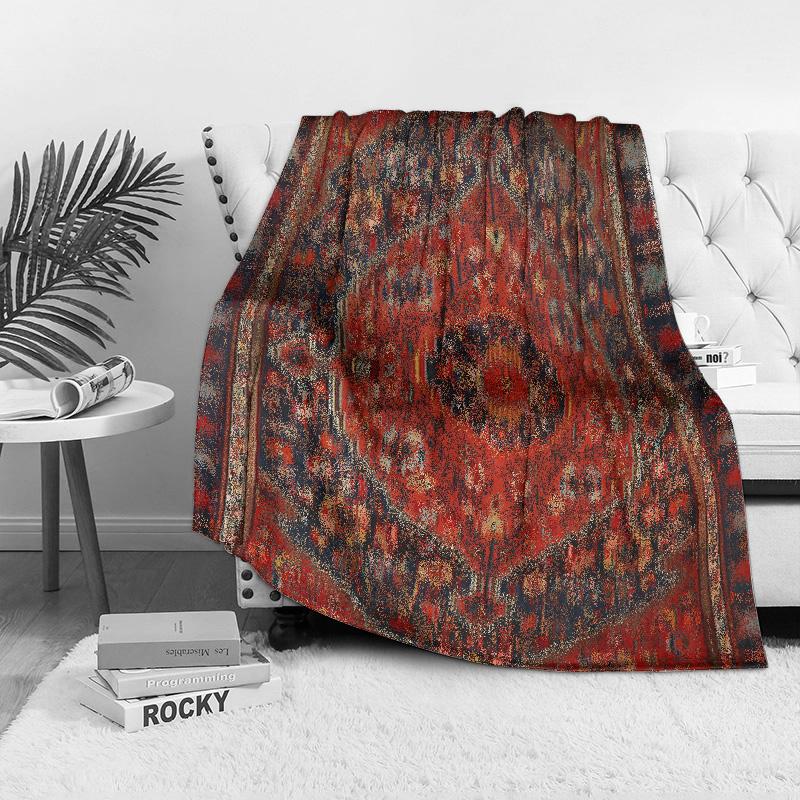Vintage Persian Style Kilim Rug Traditional Ethnic Area Rug Decorative Throw Blanket Sofa Bed Cover