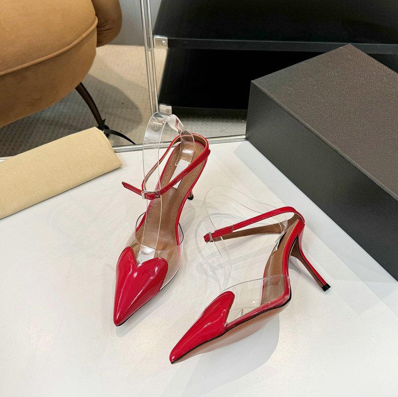 Fashion 2025 Summer New Gold Flower Square Thin Heel Single Shoes With Sexy Open Toe Design Sense Women Sandals