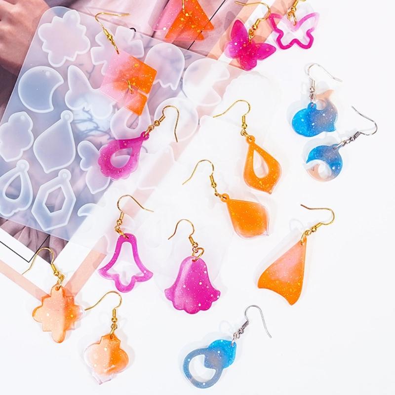 Unique Pendants Crafting Silicone Mold for DIY Enthusiasts Dainty Jewelry Pendant Mold Unique Handmade Accessory Mold