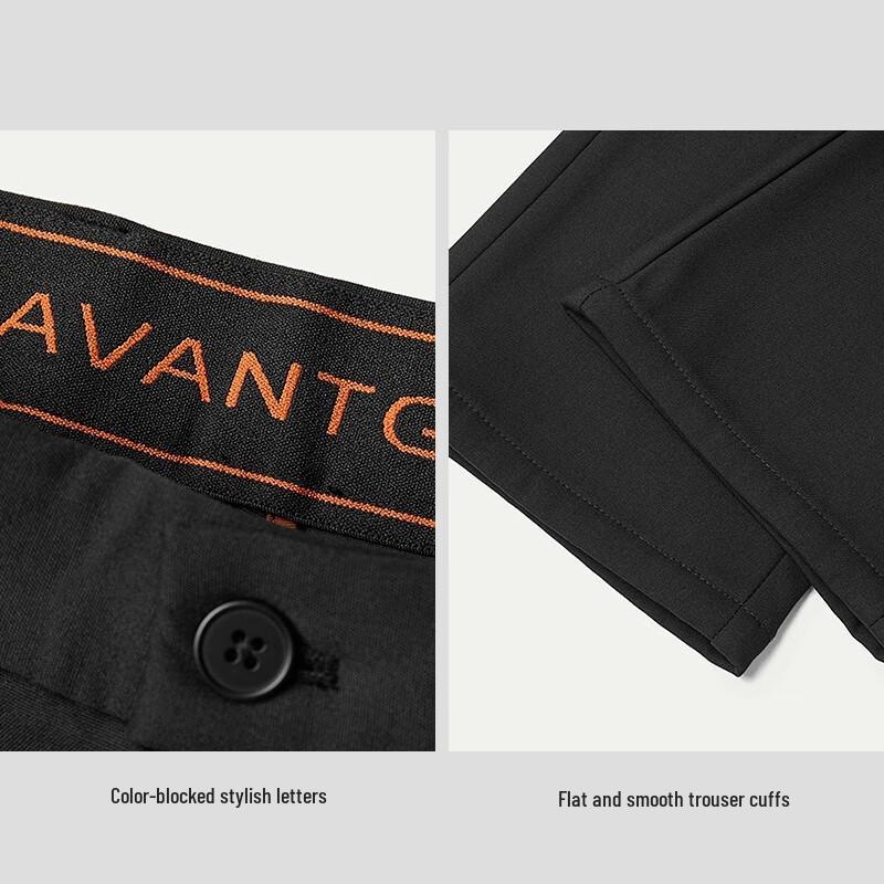 HLA Men's Winter Warm Straight-Leg Casual Pants